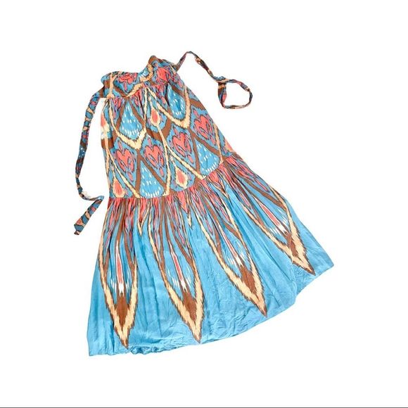 Free People Strapless Mojave Boho Maxi Dress Size M - Picture 2 of 14